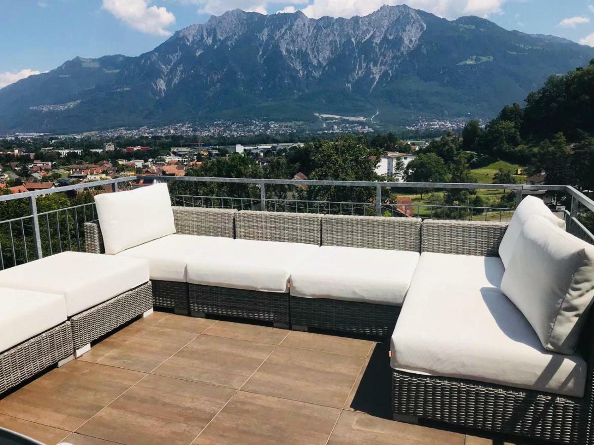Alpen Panorama View Luxury House With Green Garden Бухс Екстериор снимка